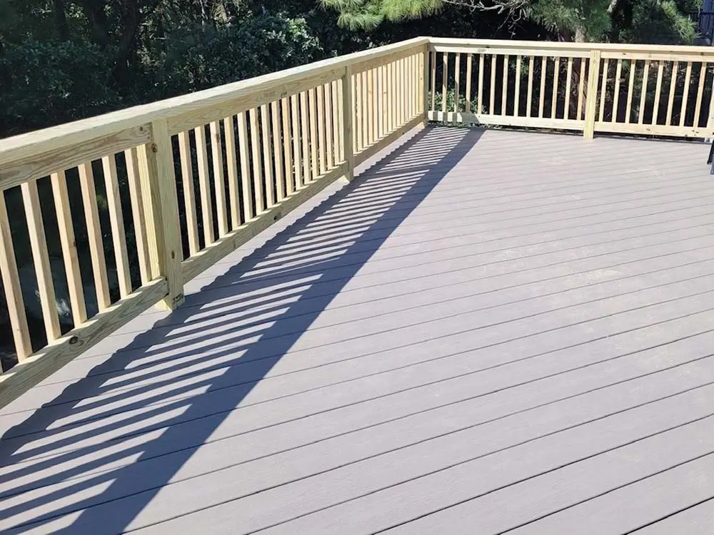 Deck resurfacing Federal Way WA — newly resurfaced composite deck surface