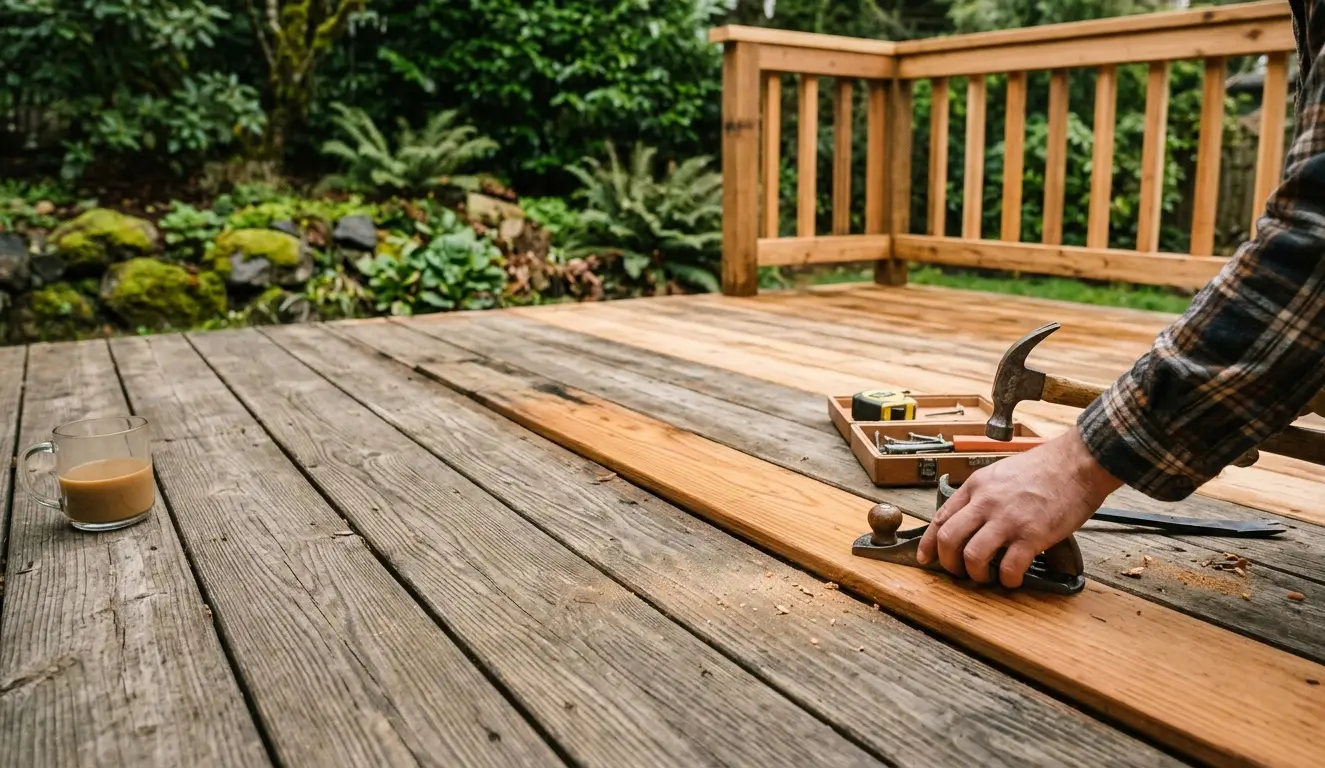 The real return on investment of deck repairs over a ten year period
