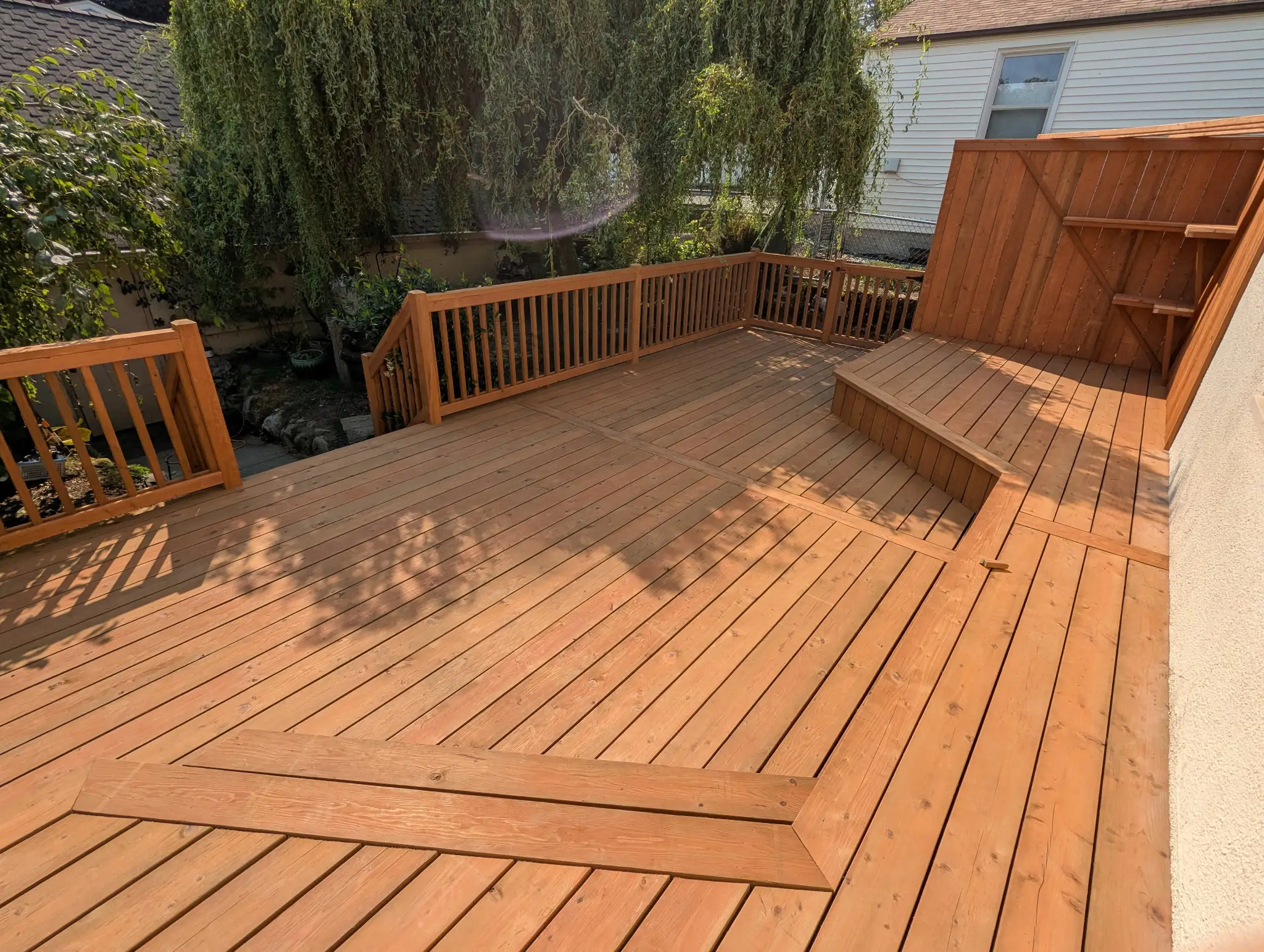 wood deck